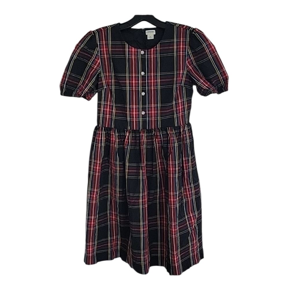 Crewcuts Plaid Dress - Red and Black